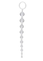 Platinum X 10 Anal Beads - Silver
